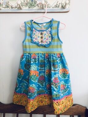 Matilda Jane Home Sweet Home Dress, size 4